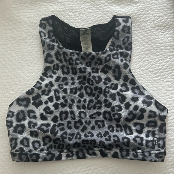 Good American Other - Good American Leopard Sports Bra